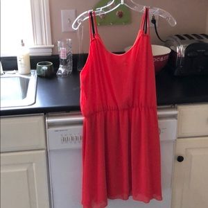 Casual blood orange Dress